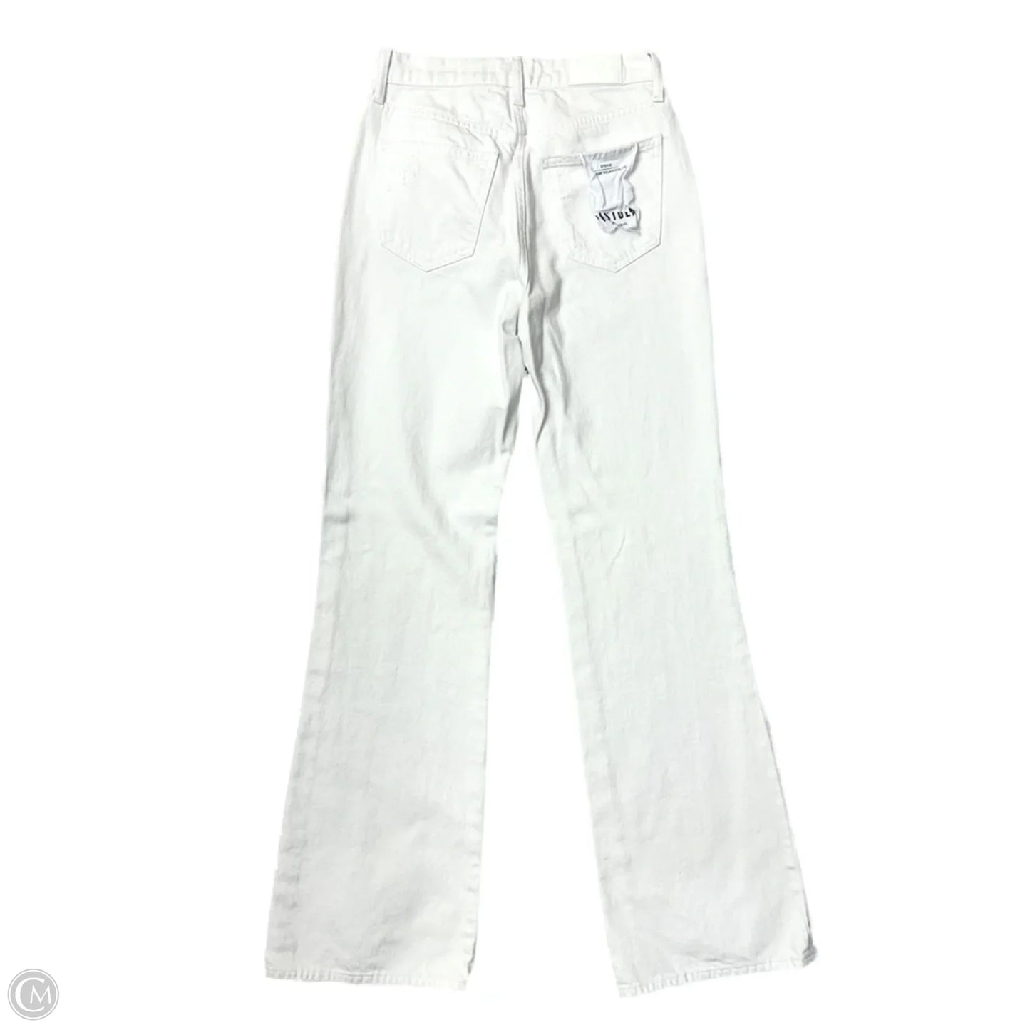 Jeans Straight By Pacsun In White Denim, Size: 2