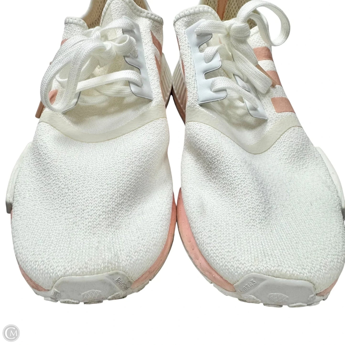 Shoes Athletic By Adidas In Pink & White, Size: 8