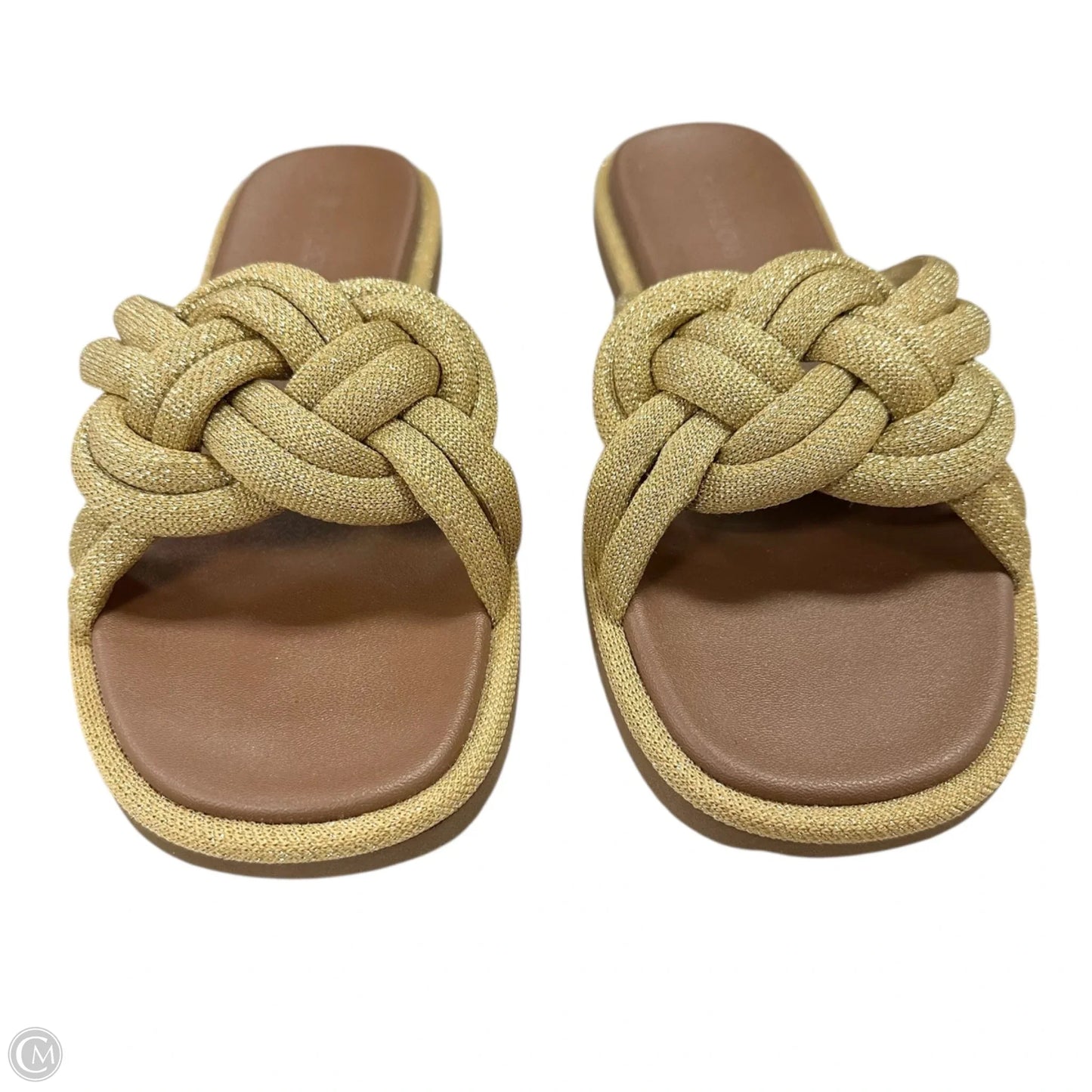 Sandals Flats By Rothys In Gold, Size: 10.5