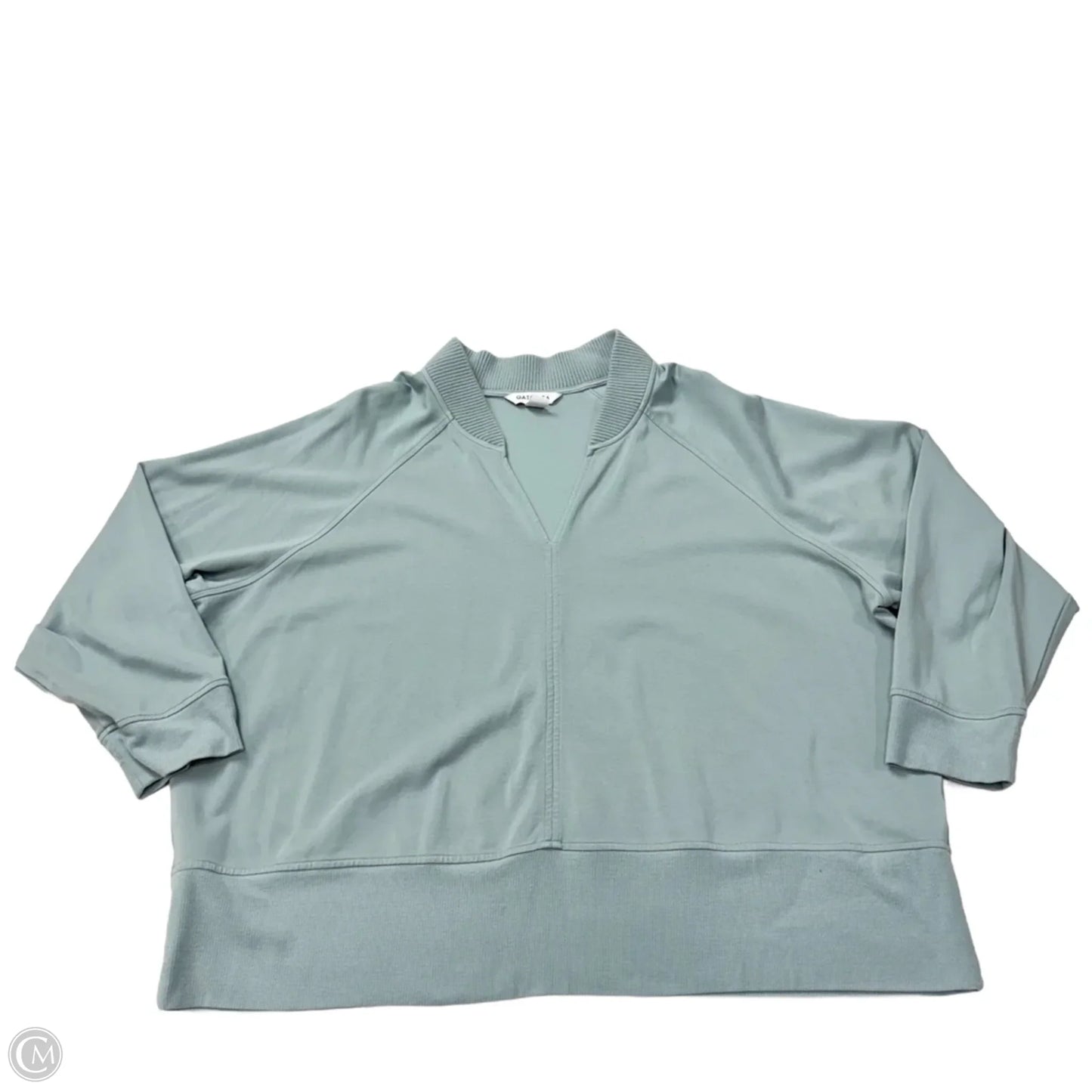 Sweatshirt Collar By Athleta In Green, Size: 3x