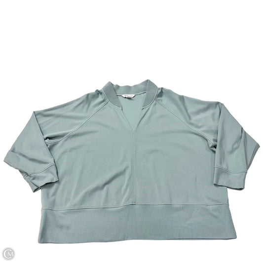 Sweatshirt Collar By Athleta In Green, Size: 3x