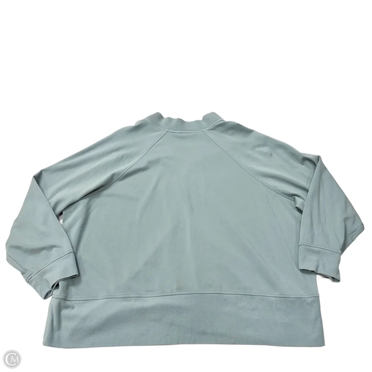 Sweatshirt Collar By Athleta In Green, Size: 3x