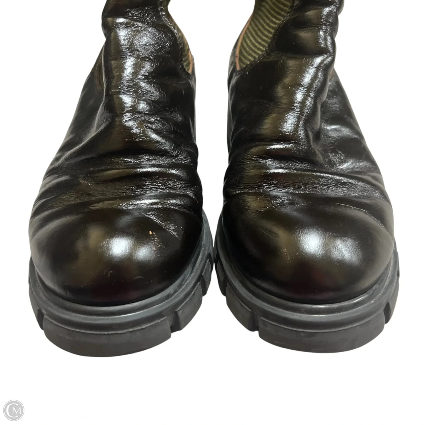 Boots Combat In Brown & Green, Size: 5.5