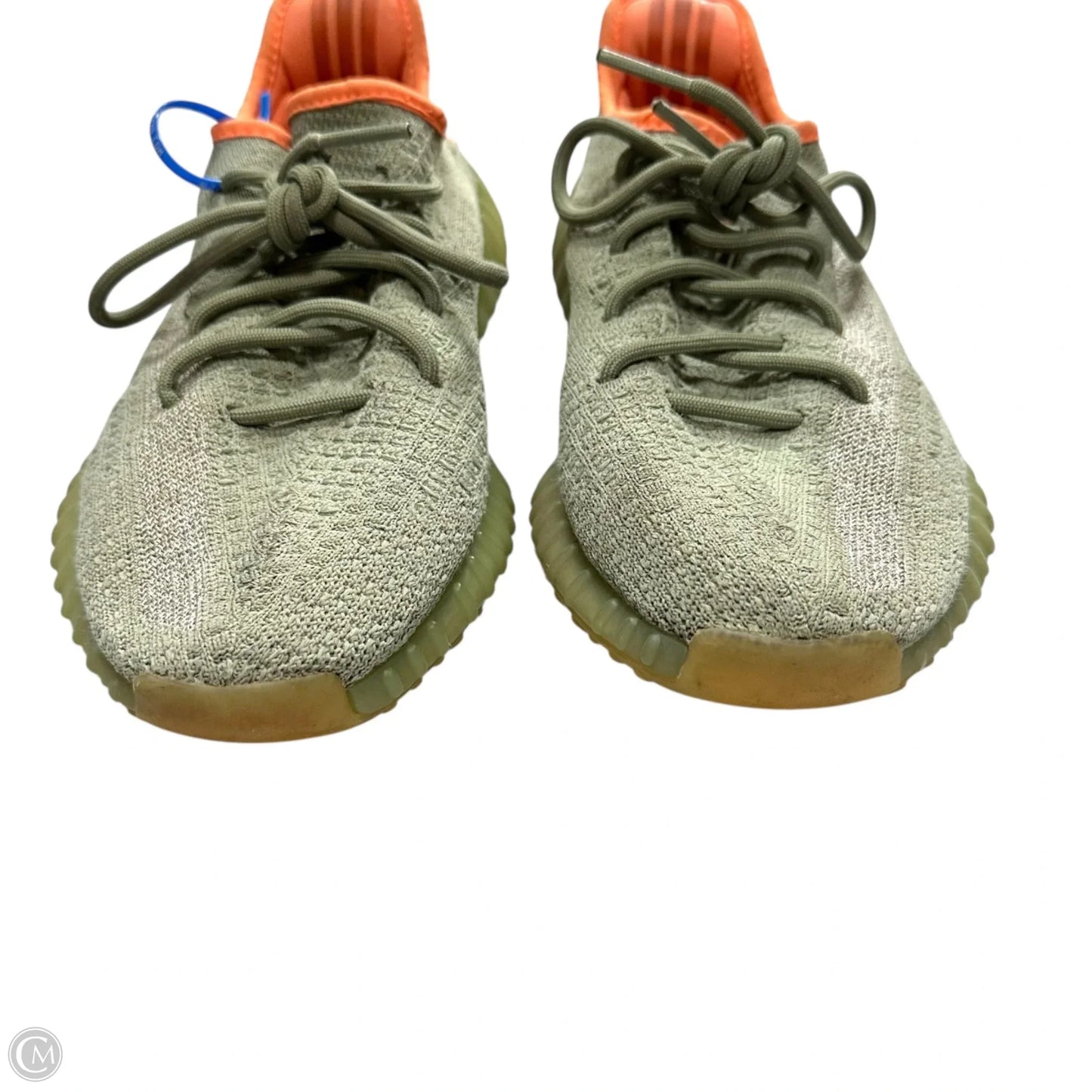 Shoes Luxury Designer By Yeezy In Green, Size: 9
