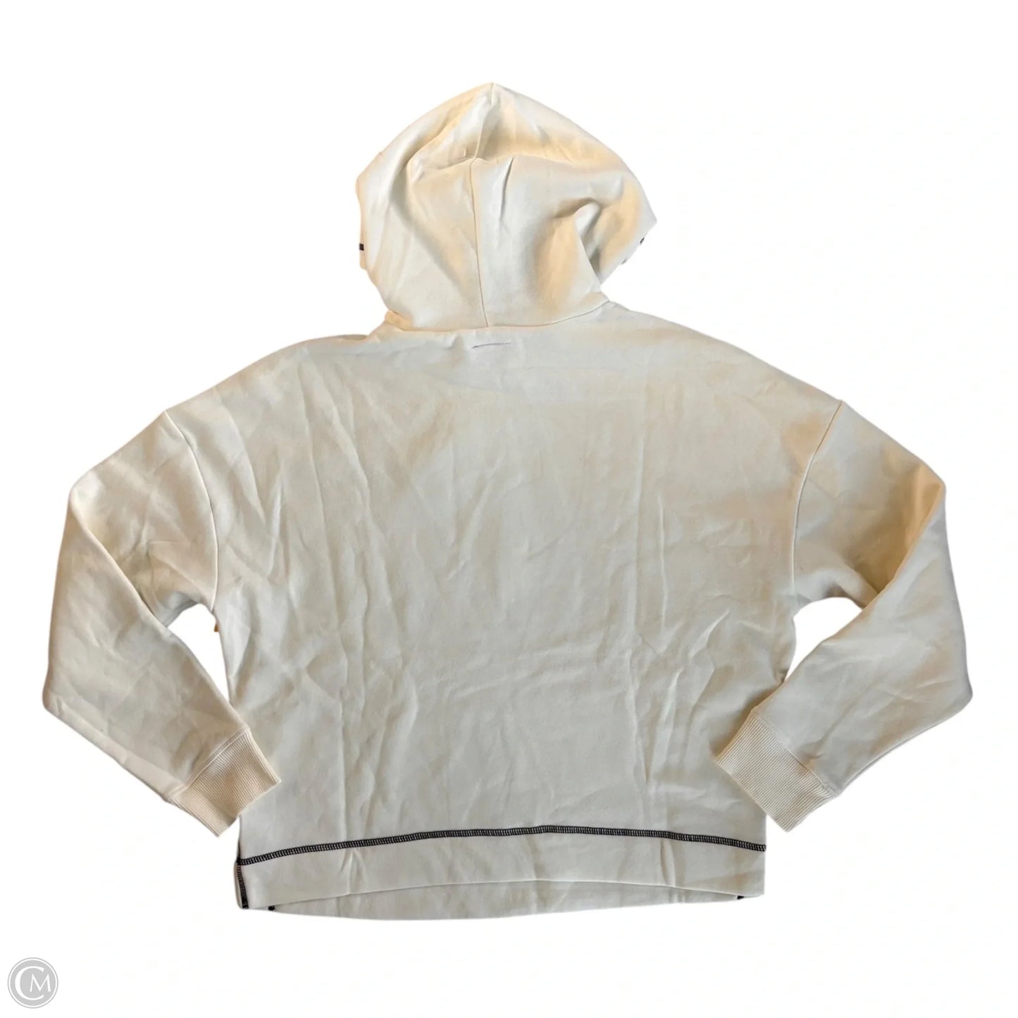 Sweatshirt Hoodie By Yitty In Cream, Size: M