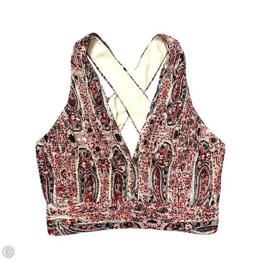 Top Sleeveless Designer By Alice + Olivia In Pink & White, Size: Xs