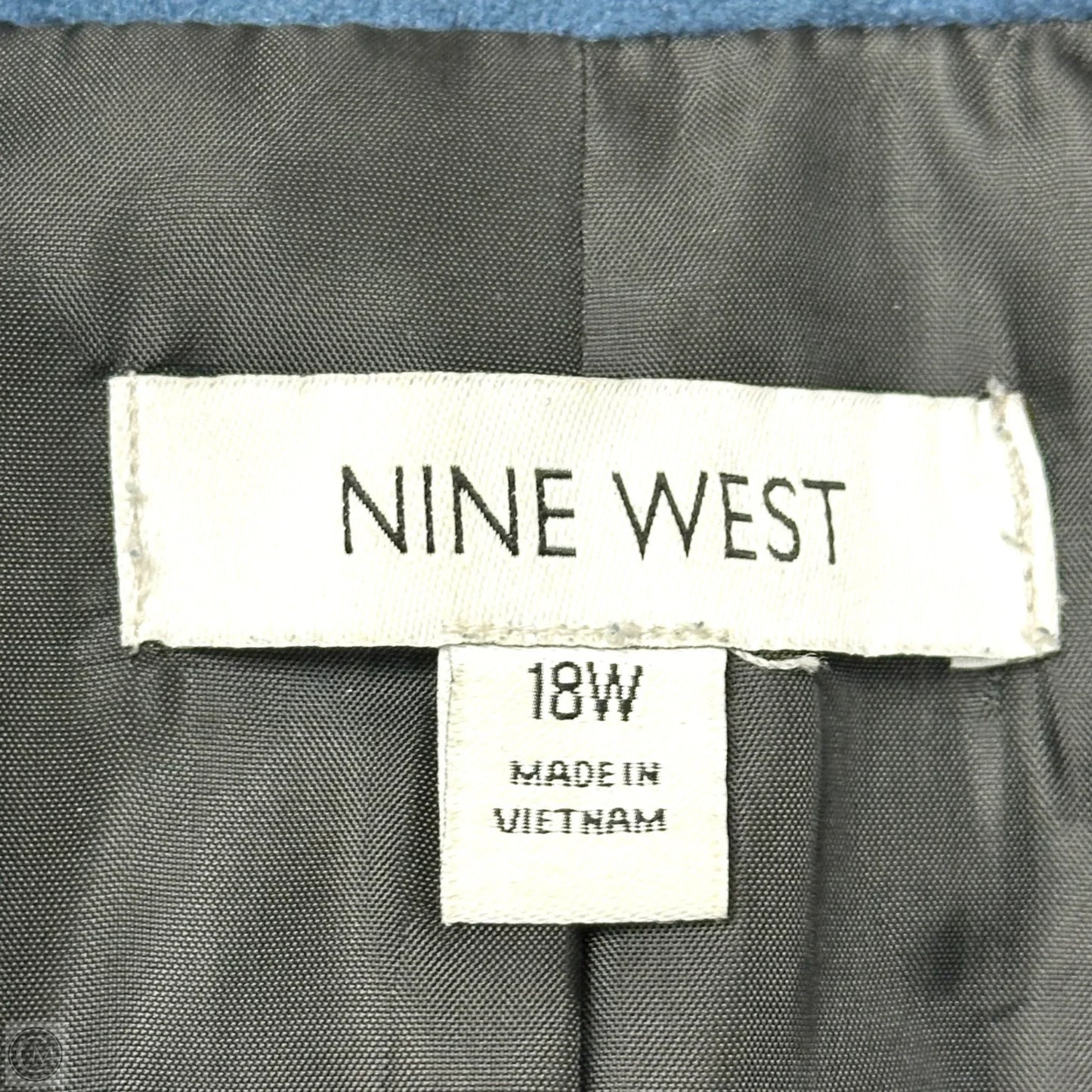 Blazer By Nine West In Blue, Size: 1x