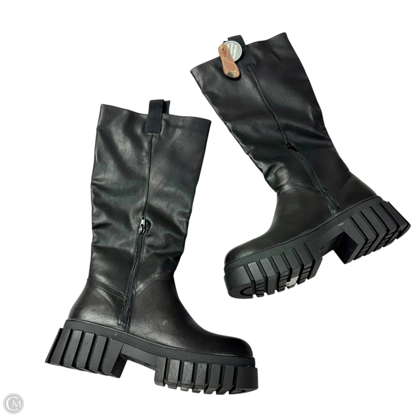 Boots Combat By Mia In Black, Size: 8