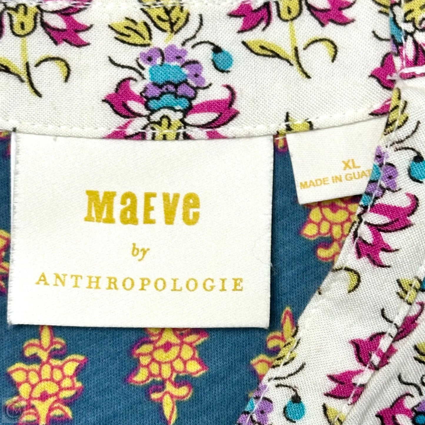 Top Long Sleeve By Maeve In Floral Print, Size: Xl