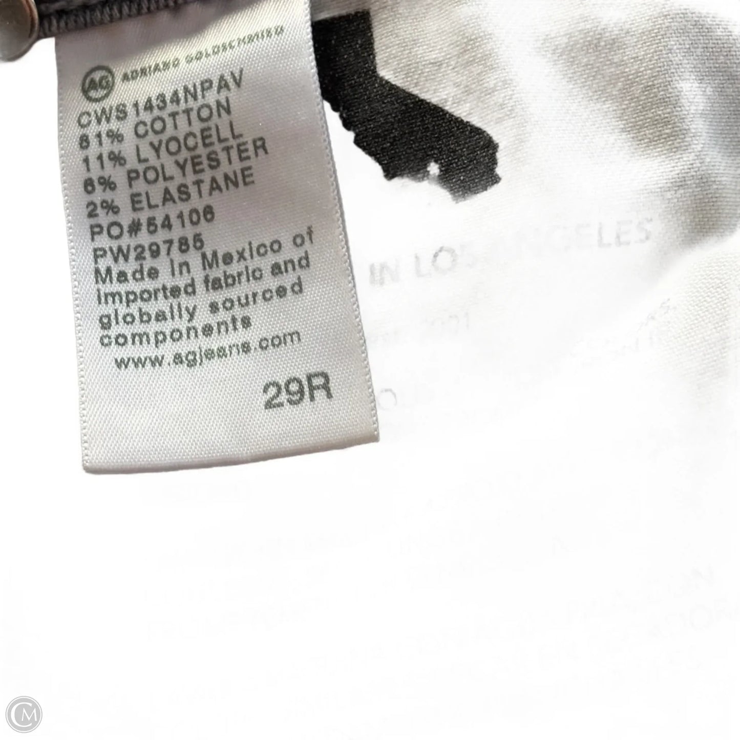 Jeans Skinny By Ag Jeans In Grey Denim, Size: 8