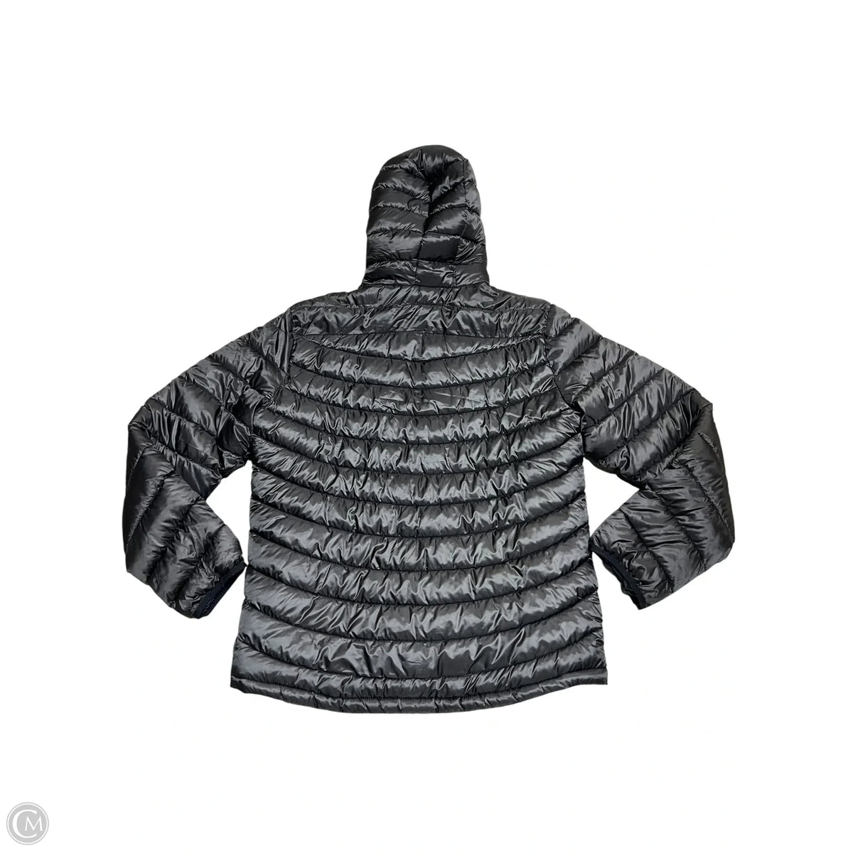 Coat Puffer & Quilted By Excelled In Black, Size: L