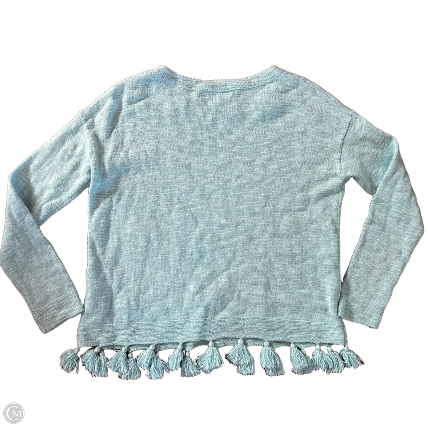 Top Long Sleeve Designer By Lilly Pulitzer In Blue, Size: S