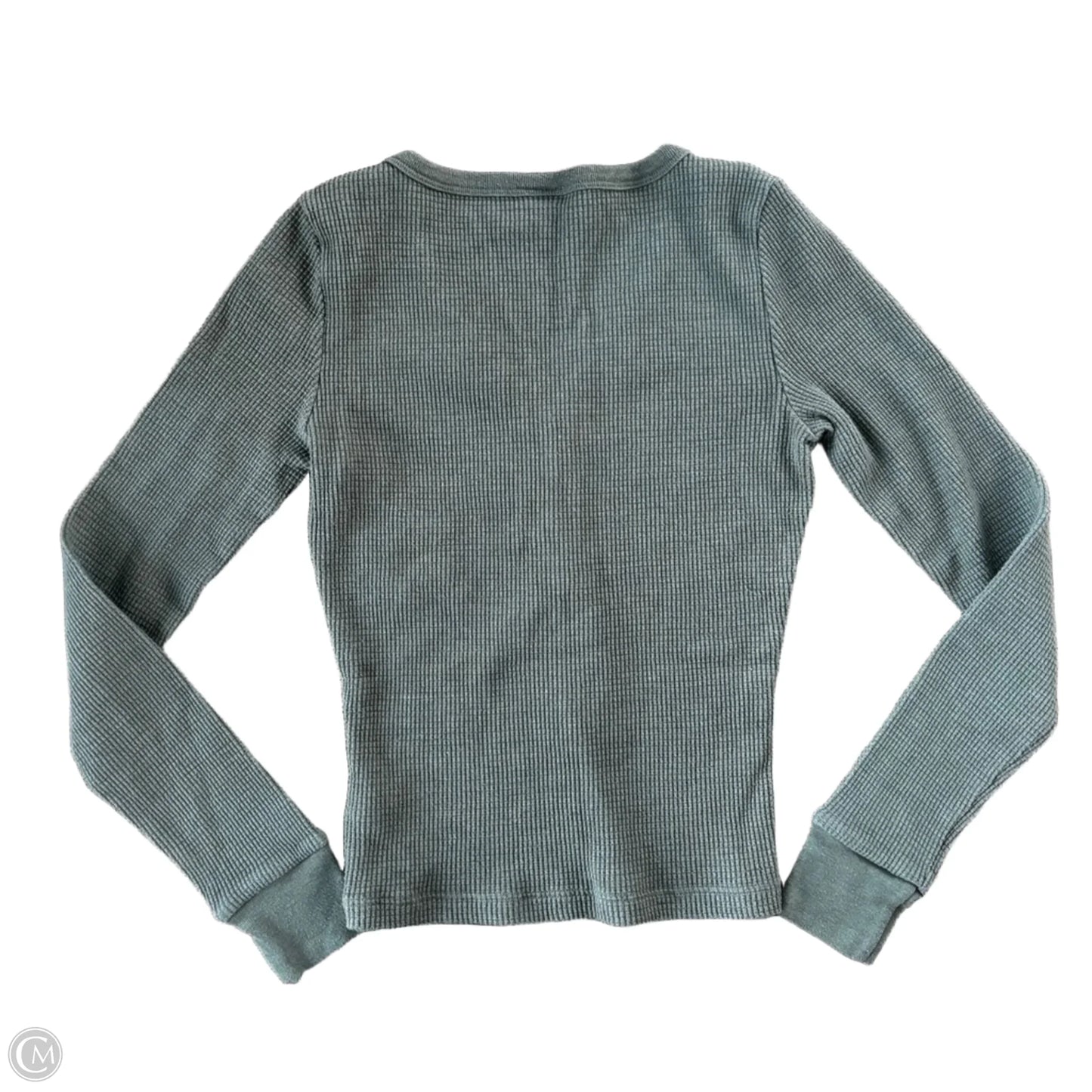 Top Long Sleeve By Tna In Green, Size: S