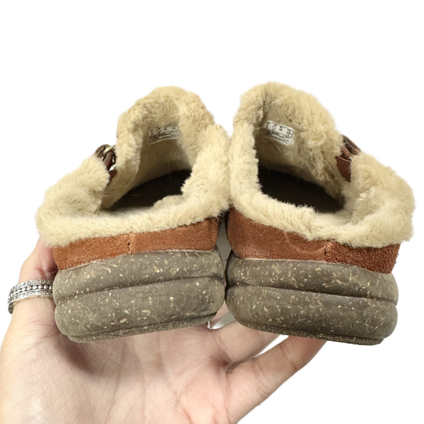 Slippers By Clarks In Brown, Size: 7.5