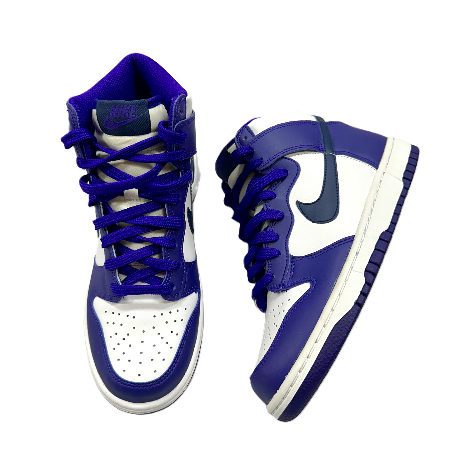 Shoes Sneakers By Nike In Purple & White, Size: 7.5