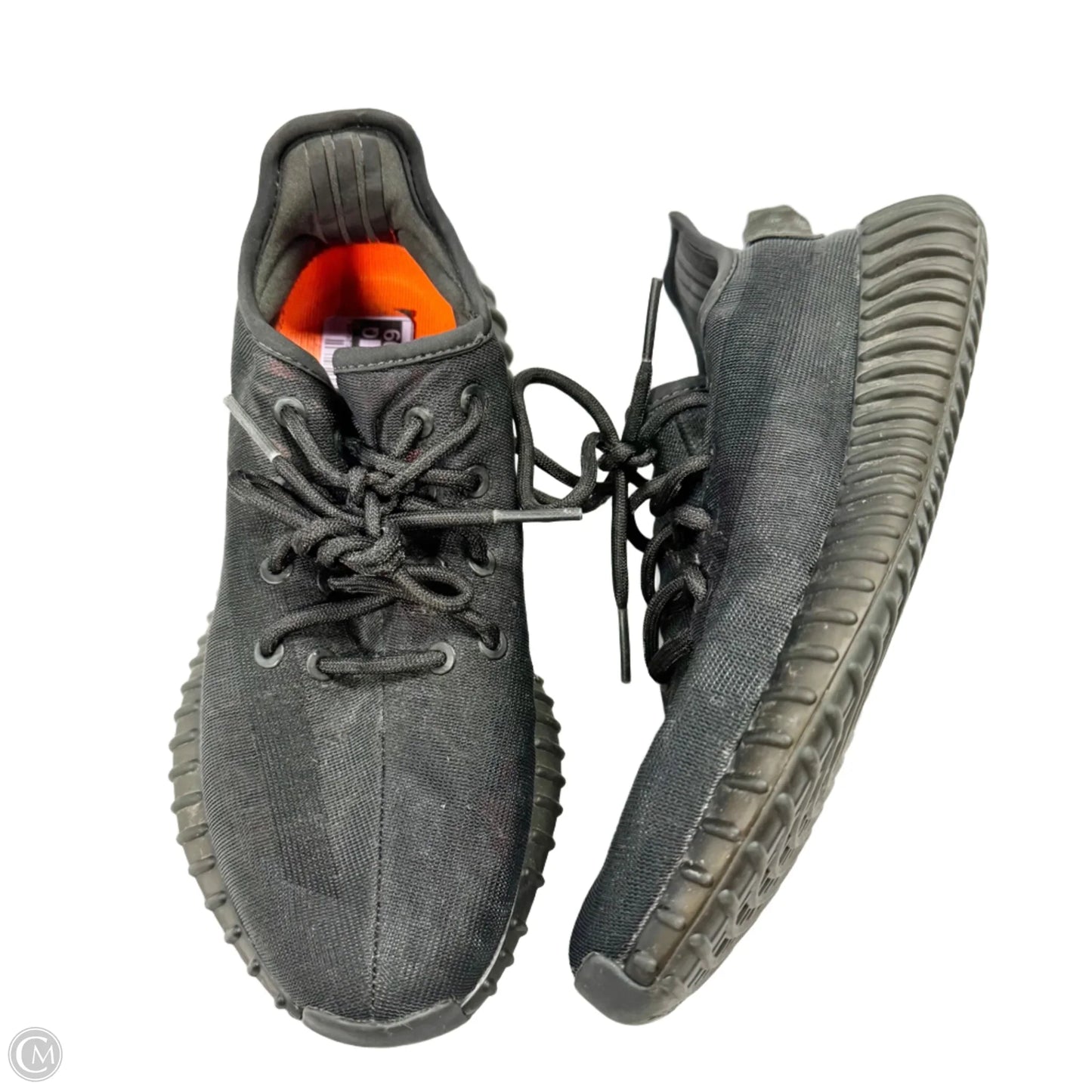 Shoes Luxury Designer By Yeezy In Black, Size: 8