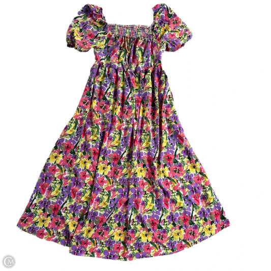 Dress Casual Maxi By Shein In Floral Print, Size: M