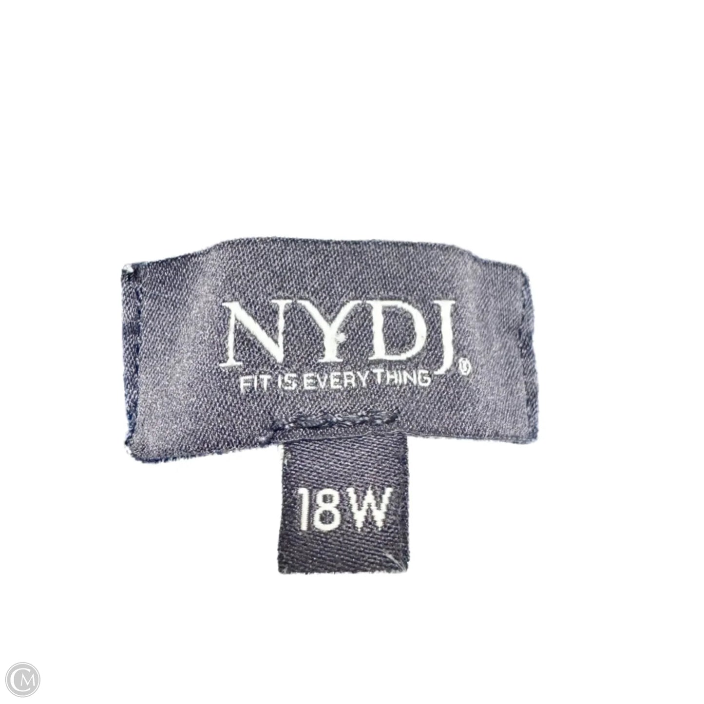 Jeans Wide Leg By Not Your Daughters Jeans In Blue Denim, Size: 18