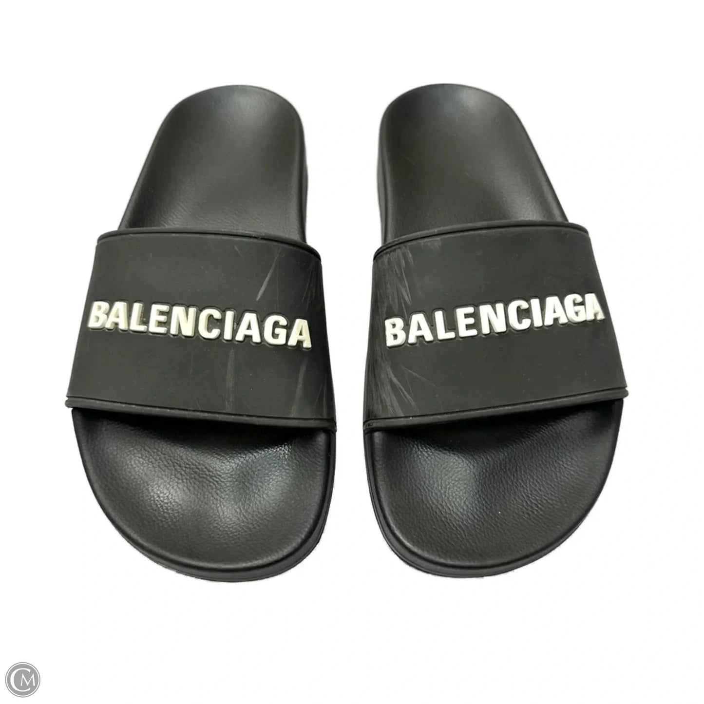 Sandals Luxury Designer By Balenciaga In Black, Size: 7