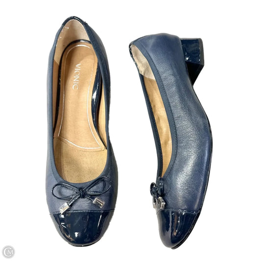 Shoes Heels Block By Vionic In Blue, Size: 9
