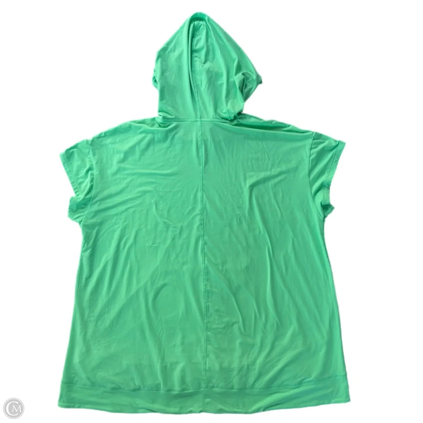 Athletic Sweatshirt Hoodie By Livi Active In Green, Size: 3x