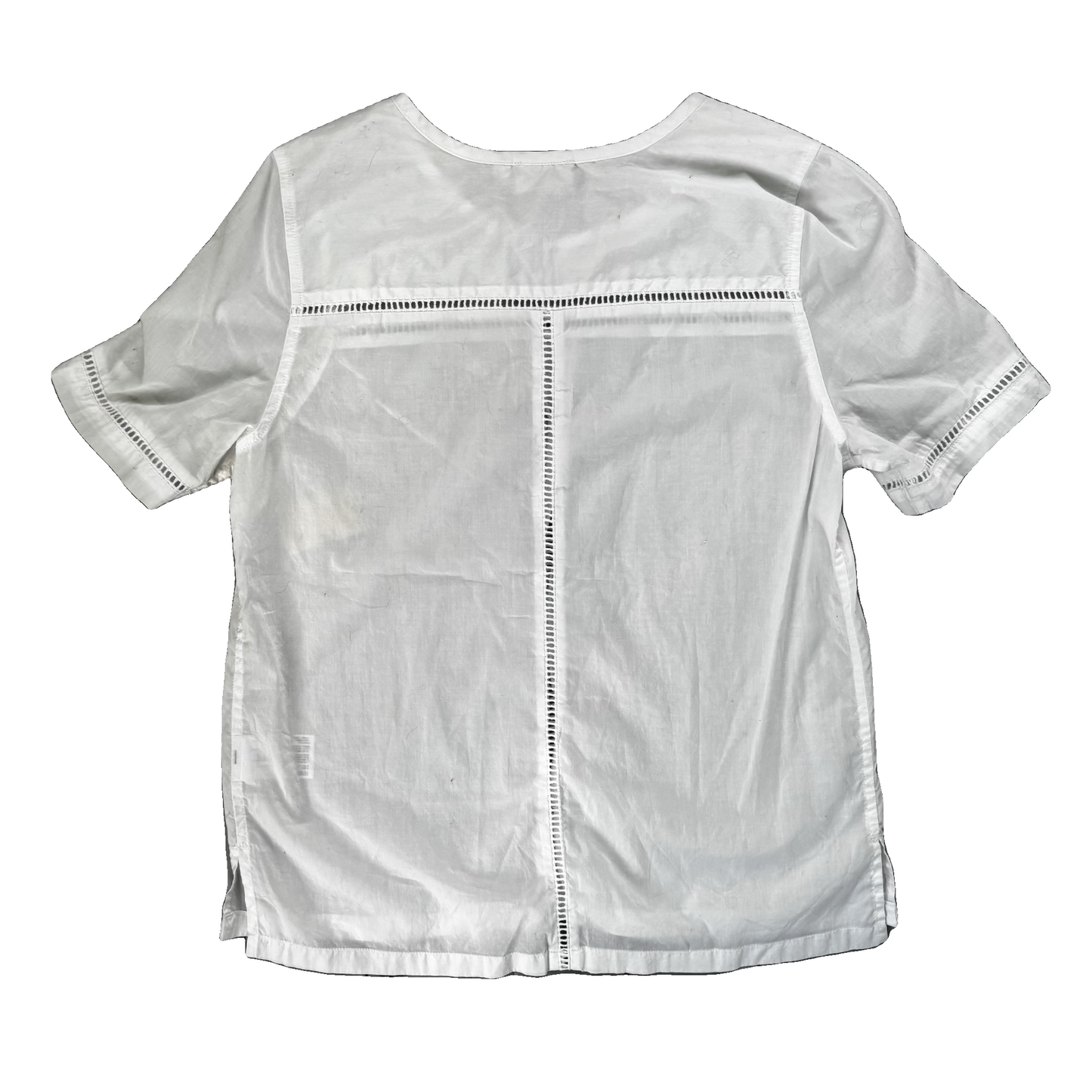 Top Short Sleeve By Adriano Goldschmied In White, Size: S