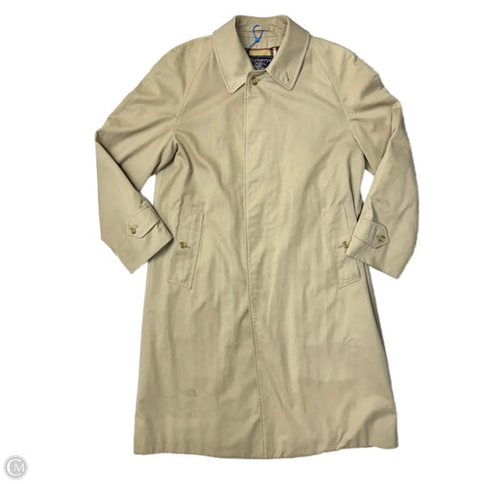 Coat Luxury Designer By Burberry In Tan, Size: L