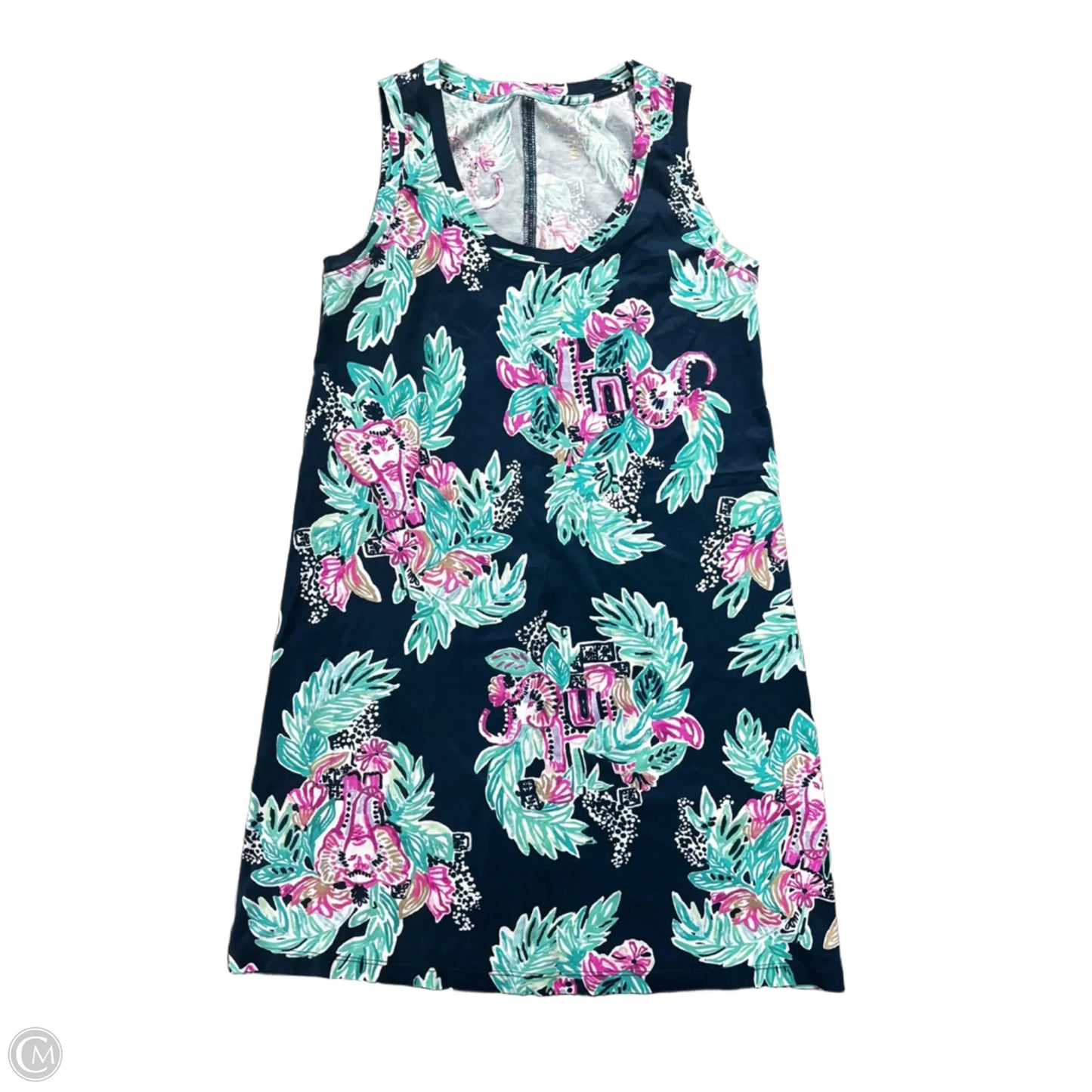 Dress Designer By Lilly Pulitzer In Blue & Pink, Size: Xxs