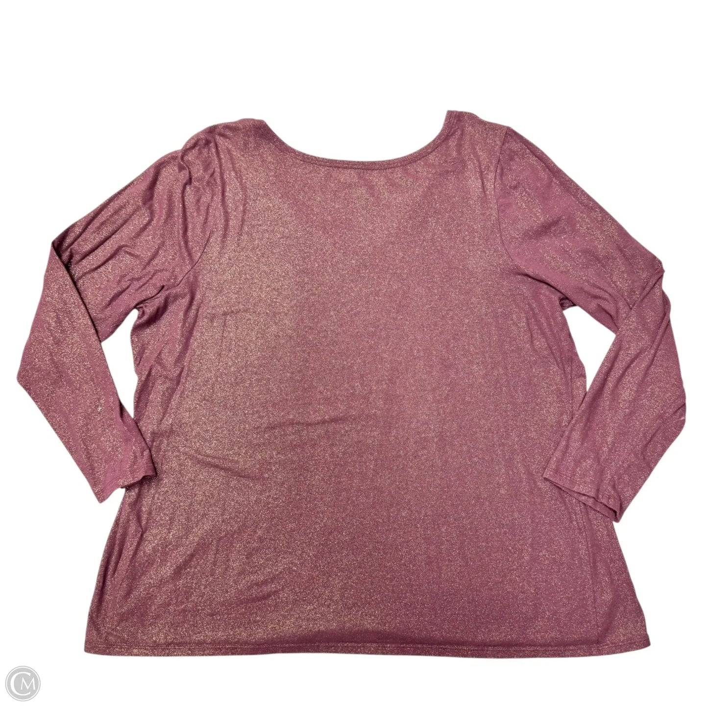 Top 3/4 Sleeve By Lane Bryant In Purple, Size: 1x