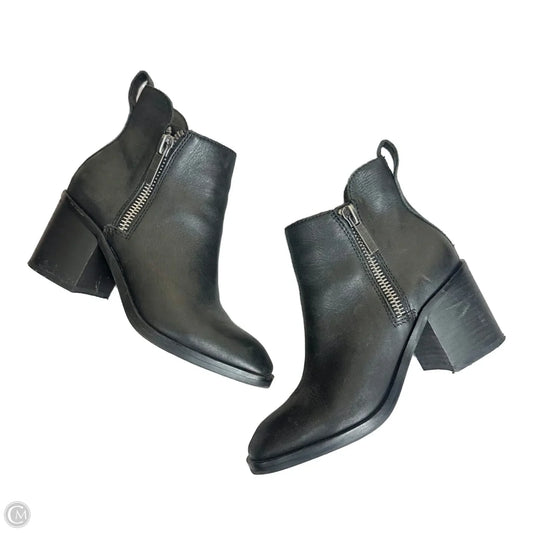 Boots Ankle Heels By Lucky Brand In Black, Size: 5.5