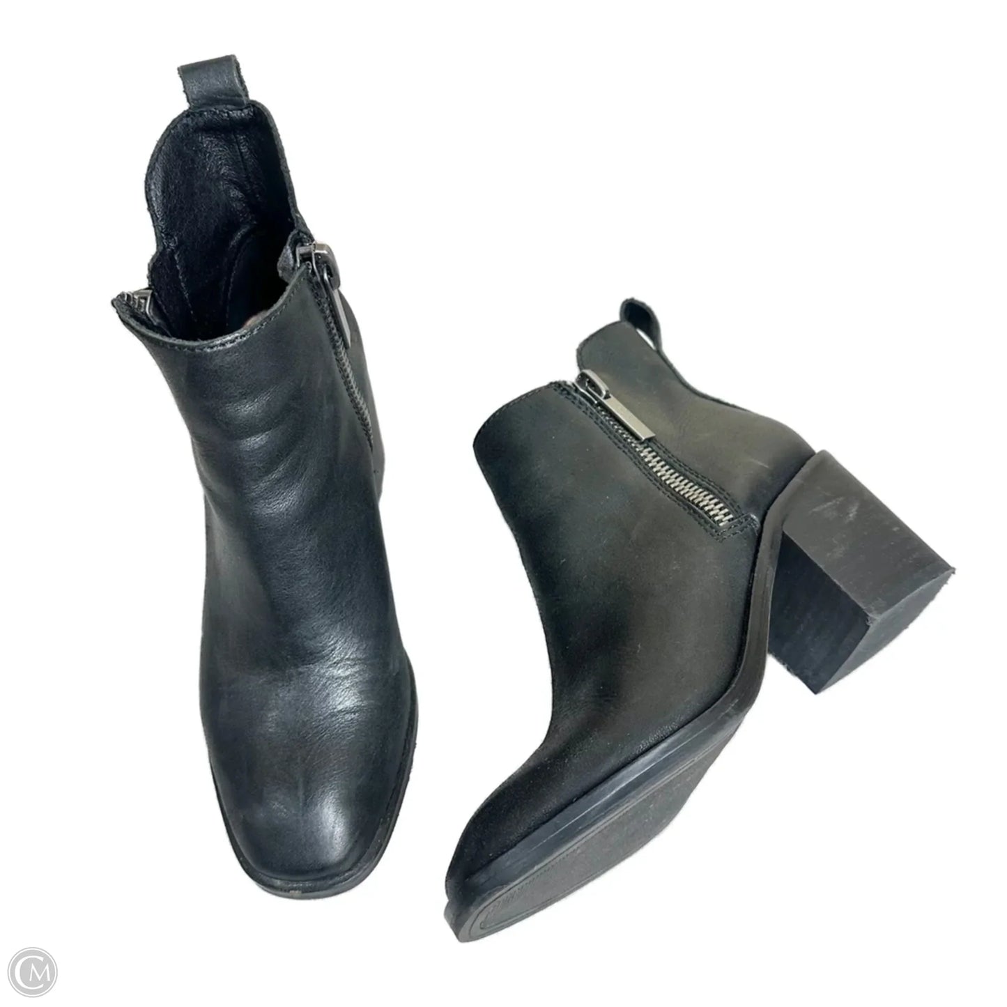 Boots Ankle Heels By Lucky Brand In Black, Size: 5.5