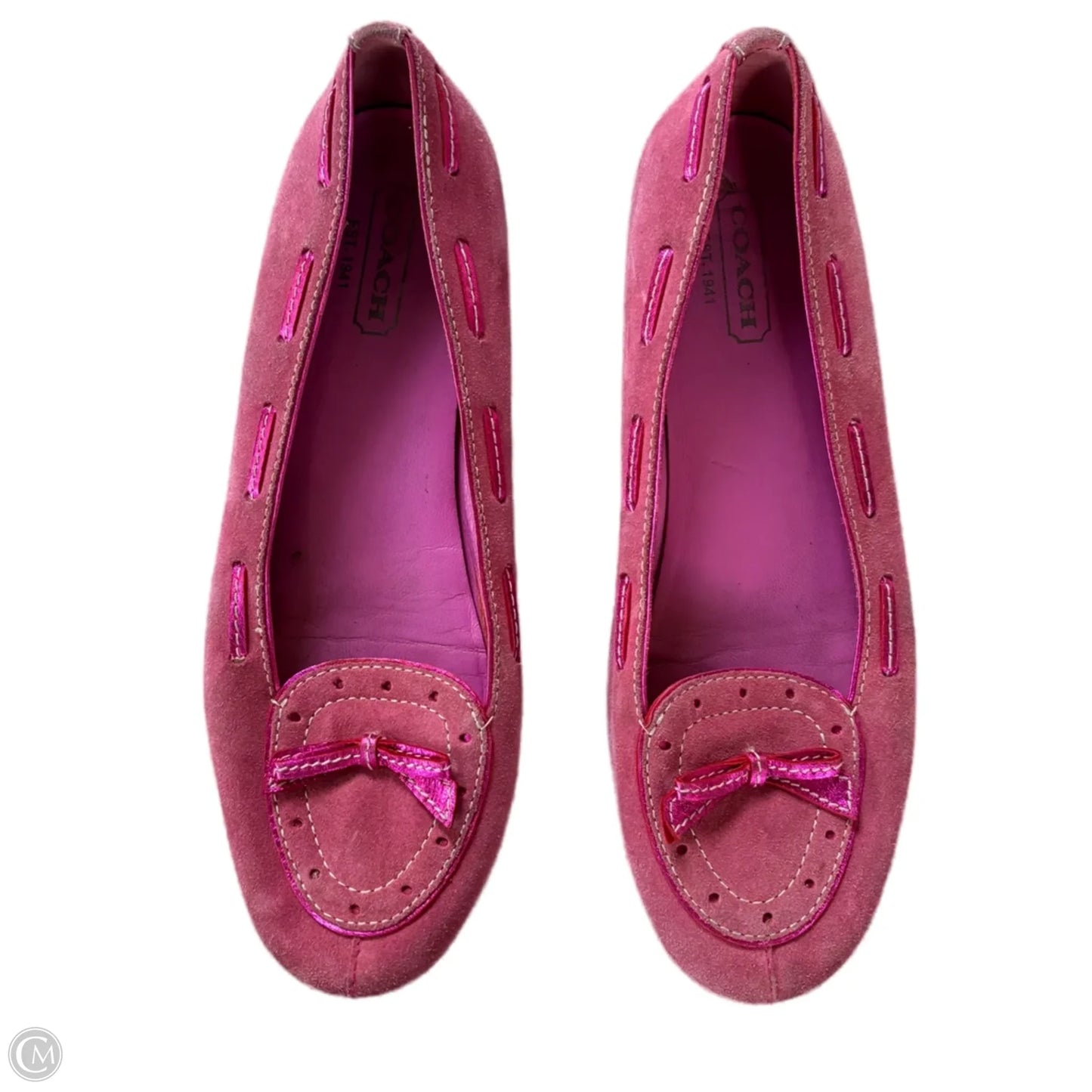 Shoes Designer By Coach In Pink, Size: 8.5