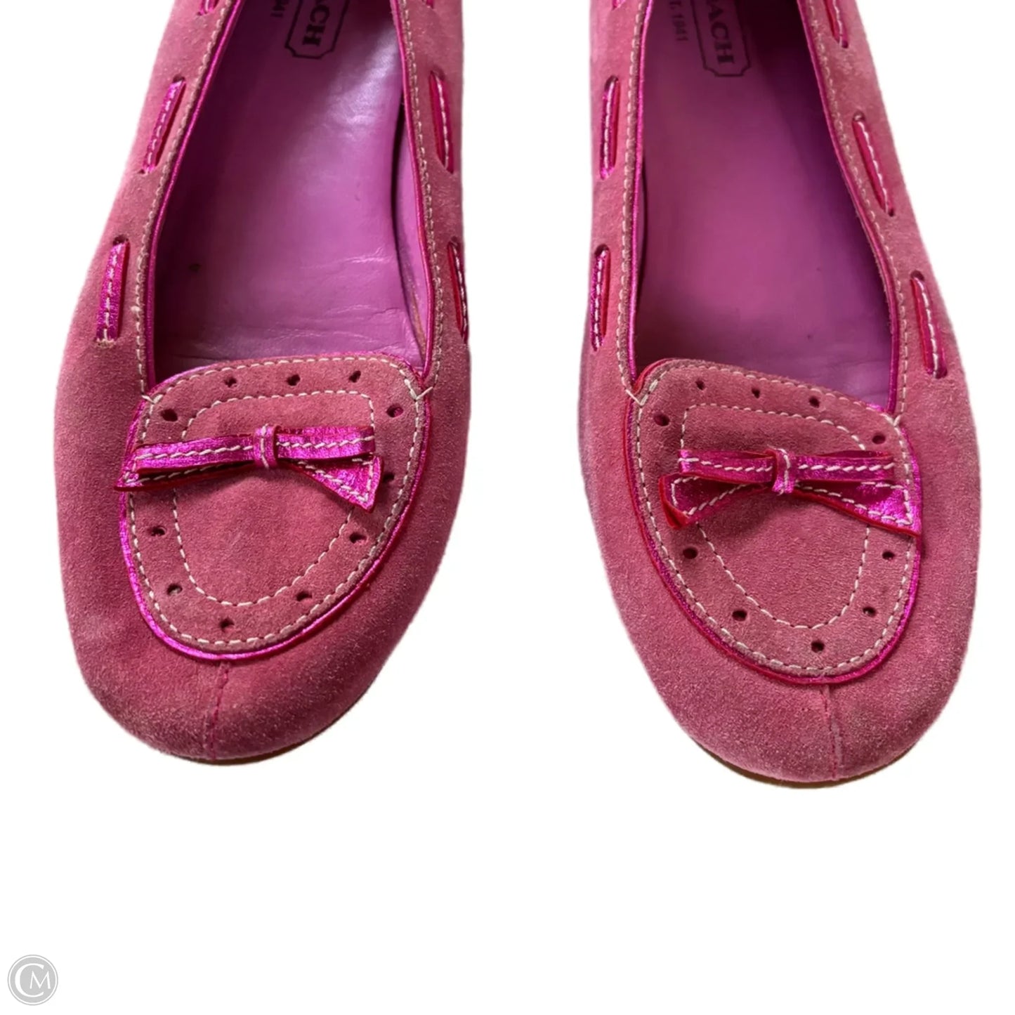 Shoes Designer By Coach In Pink, Size: 8.5