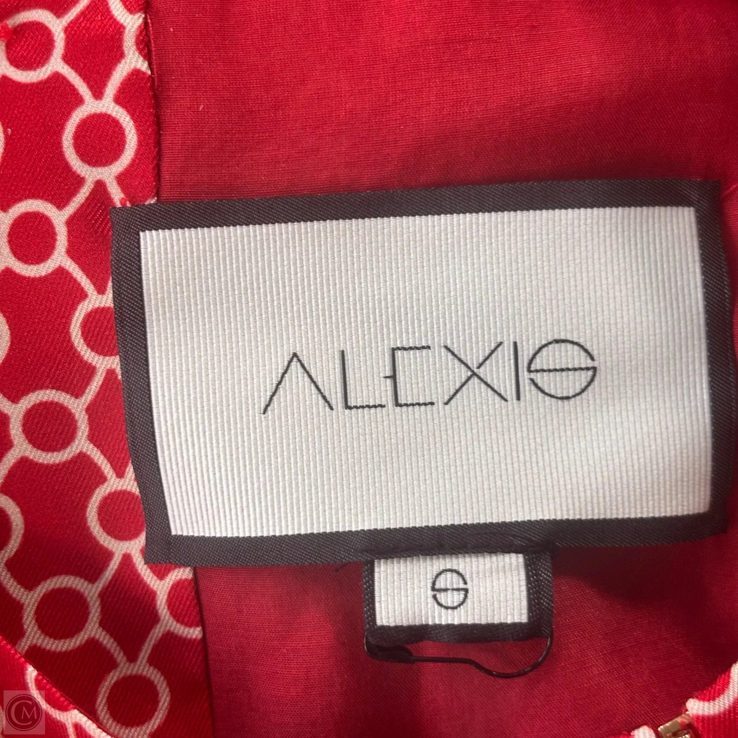 Dress Casual Midi By Alexis In Red & White, Size: S