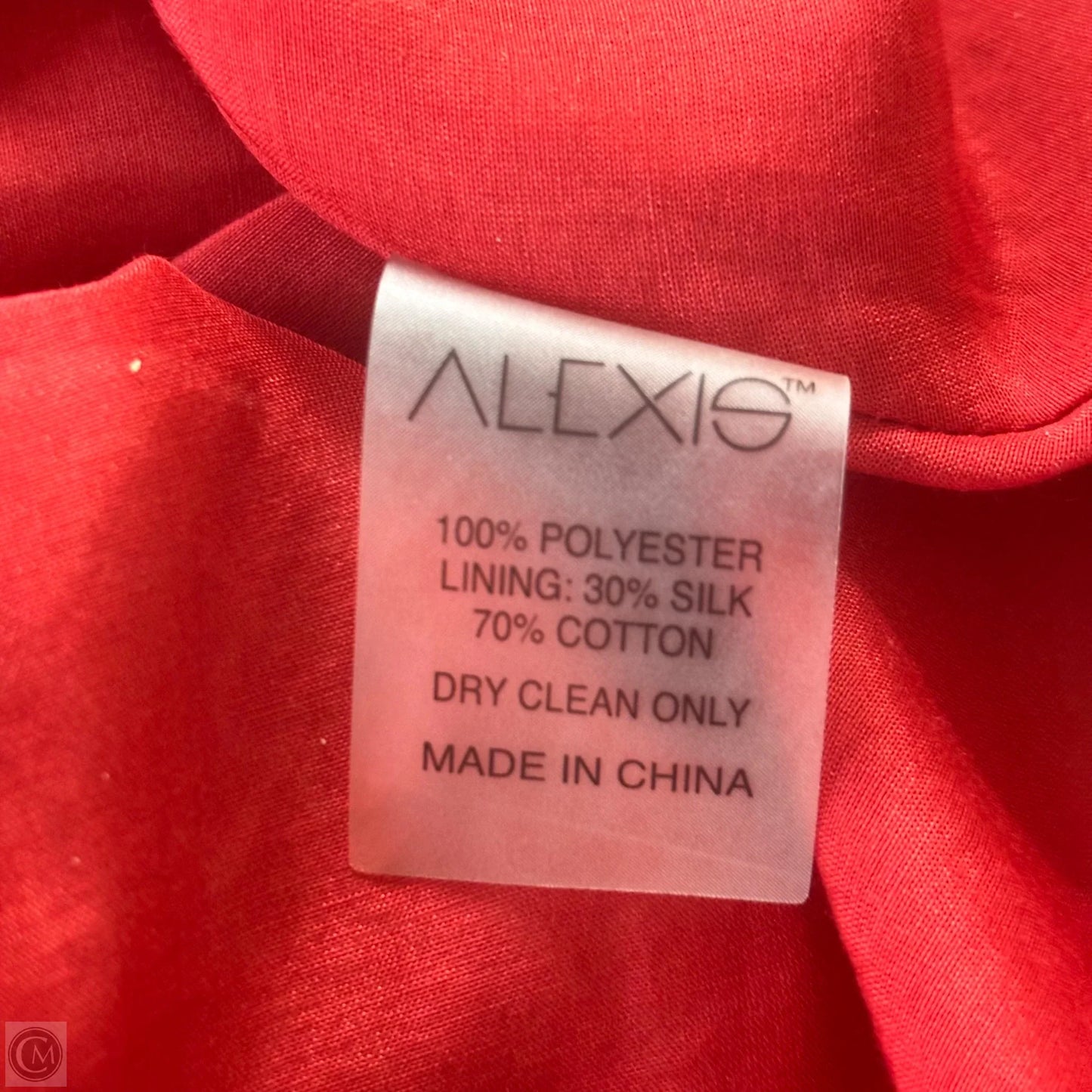 Dress Casual Midi By Alexis In Red & White, Size: S