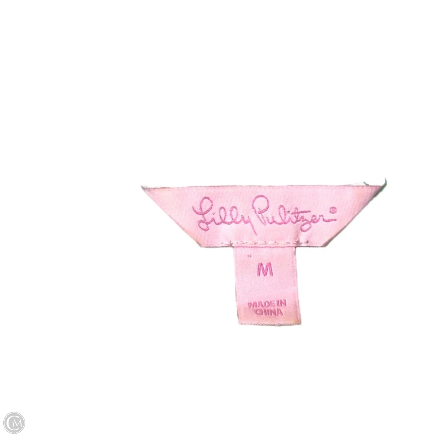 Top Long Sleeve Designer By Lilly Pulitzer In Blue & Green, Size: M