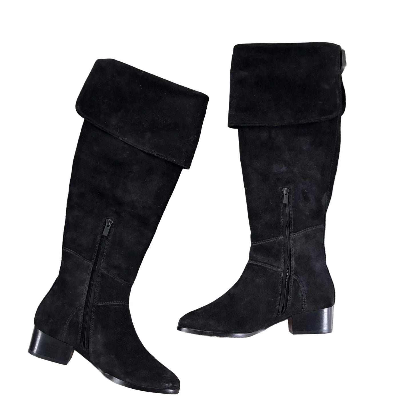 Boots Knee Heels By Joie In Black, Size: 6.5