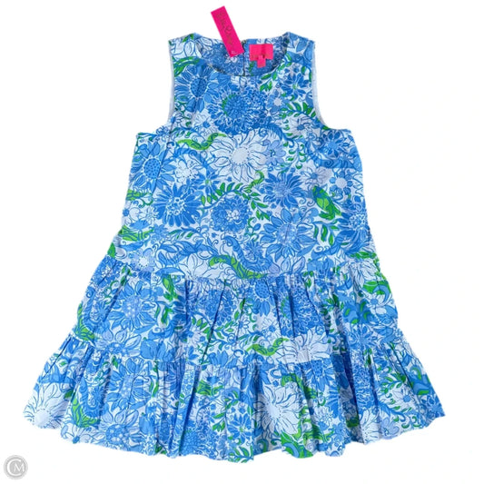 Dress Designer By Lilly Pulitzer In Blue & Green, Size: L