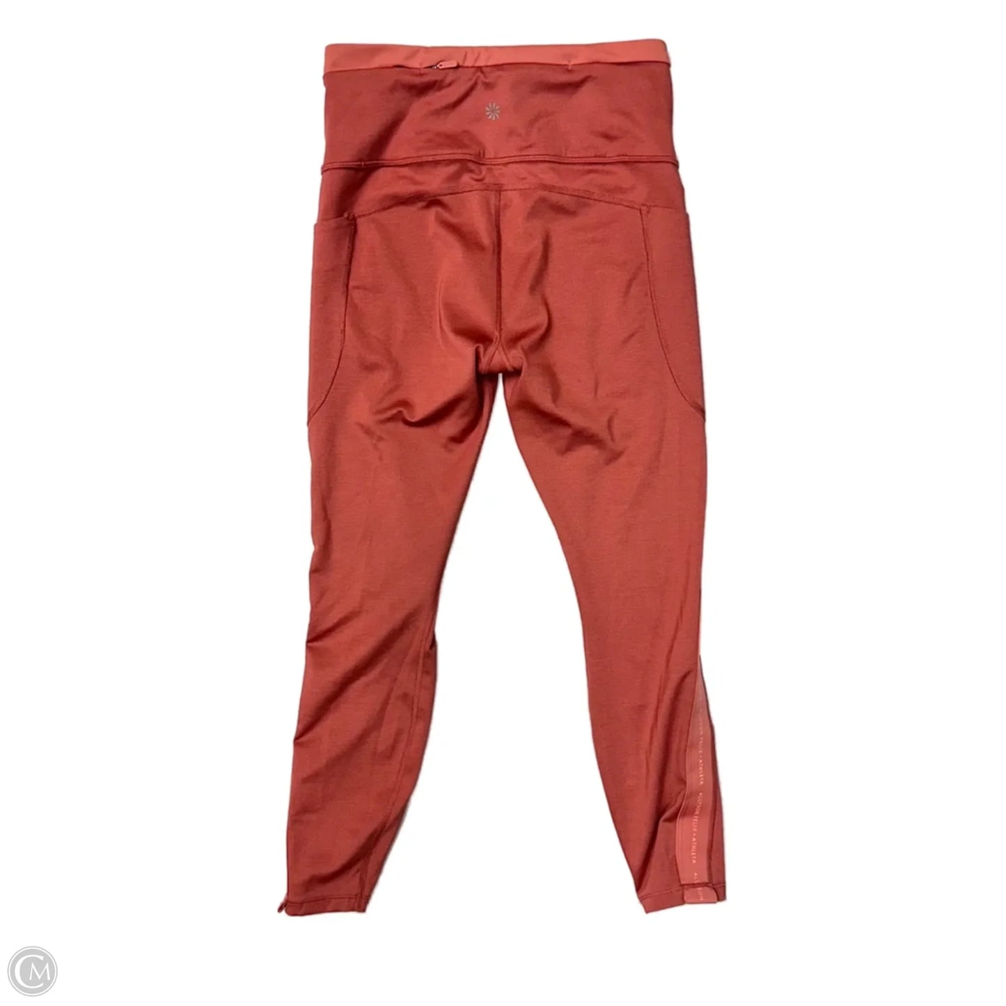 Athletic Leggings By Athleta In Orange, Size: S