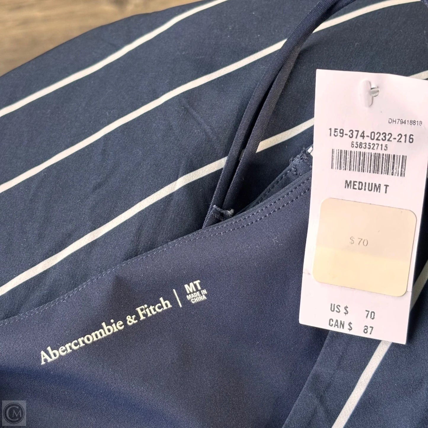 Athletic Dress By Abercrombie And Fitch In Navy, Size: M