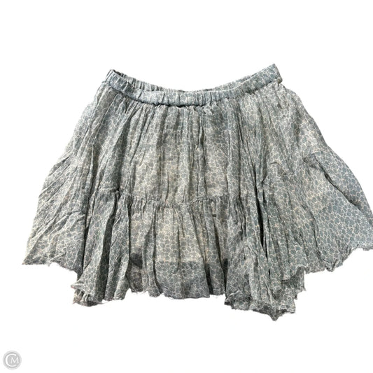 Skirt Mini & Short By Free People In Blue, Size: Xl