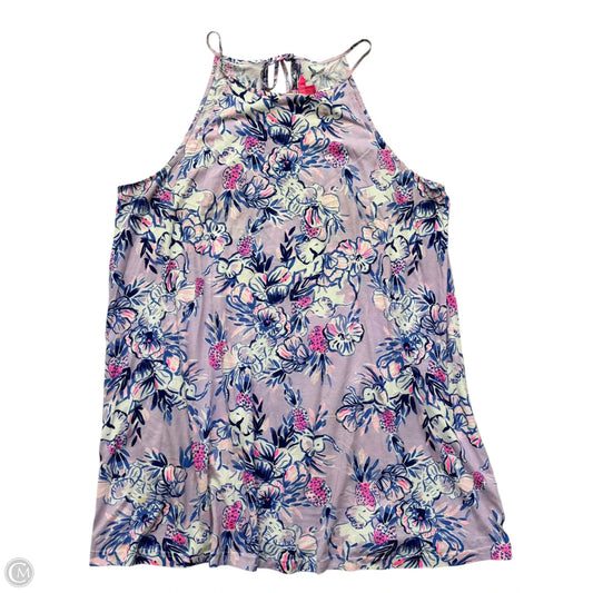 Dress Designer By Lilly Pulitzer In Pink & Purple, Size: Xxl