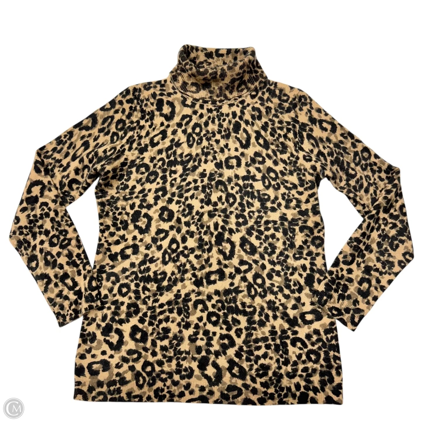 Sweater Cashmere By Charter Club In Leopard Print, Size: M