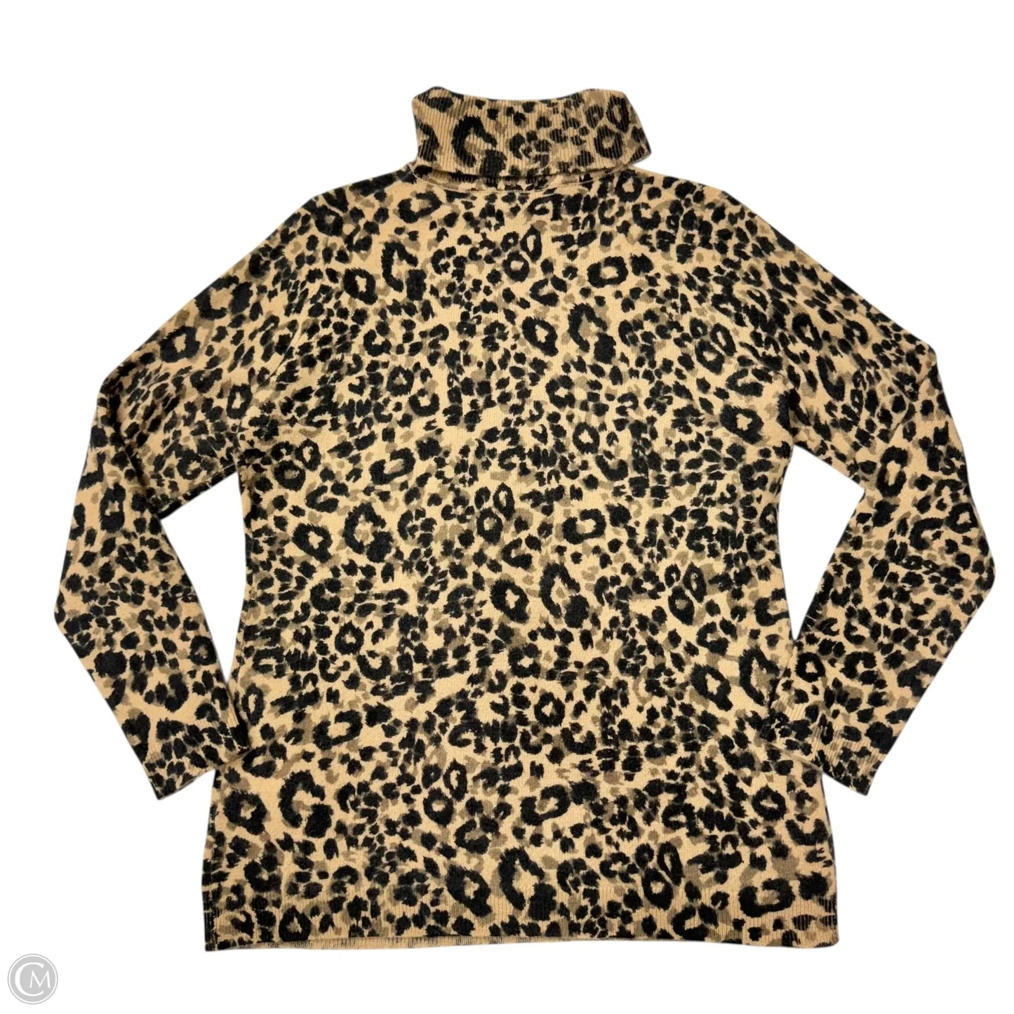 Sweater Cashmere By Charter Club In Leopard Print, Size: M