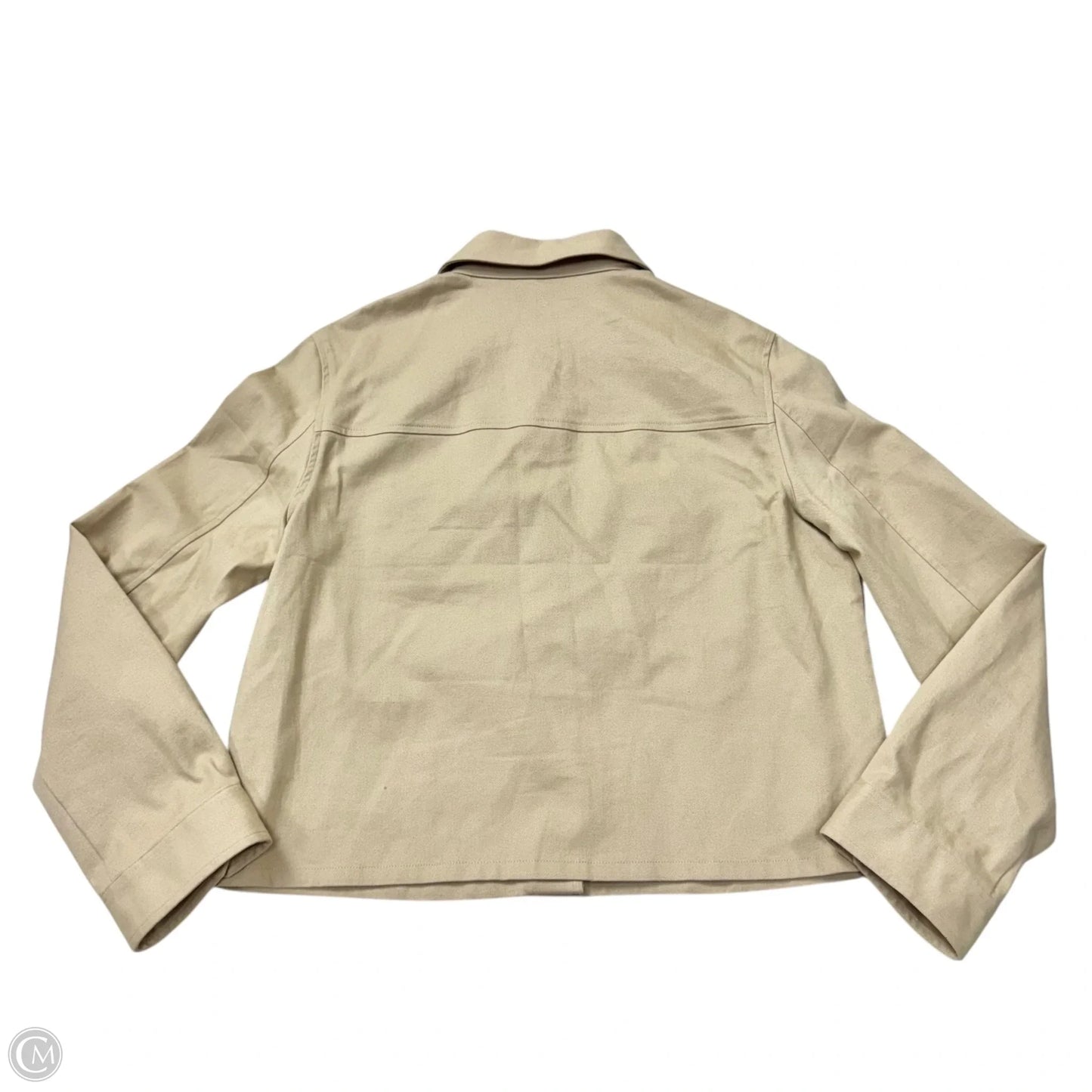 Jacket Shirt By Express In Tan, Size: M