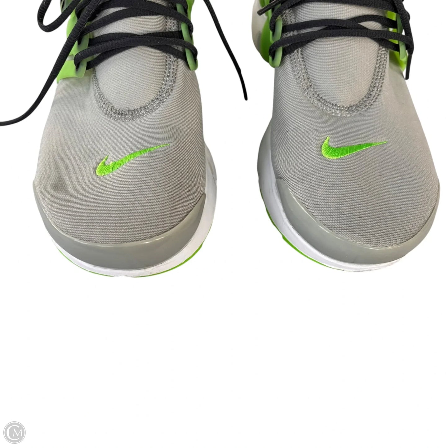 Shoes Athletic By Nike In Green & Grey, Size: 9