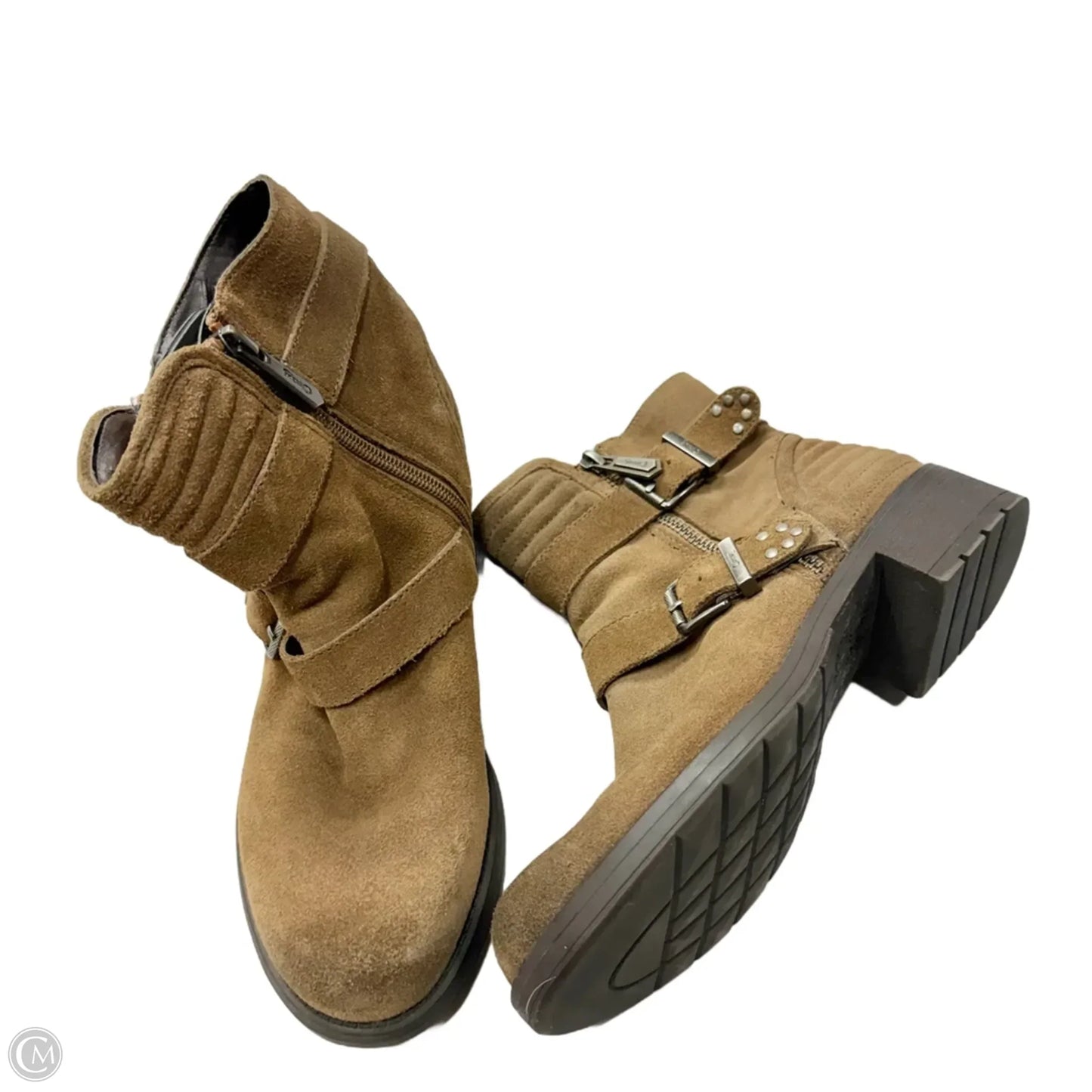 Boots Ankle Flats By Sam Edelman In Brown, Size: 7