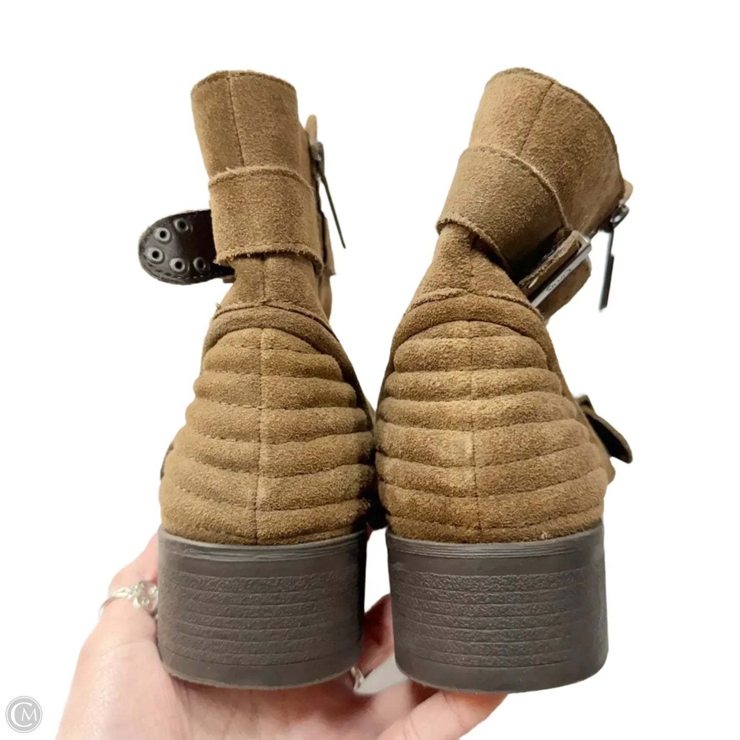 Boots Ankle Flats By Sam Edelman In Brown, Size: 7