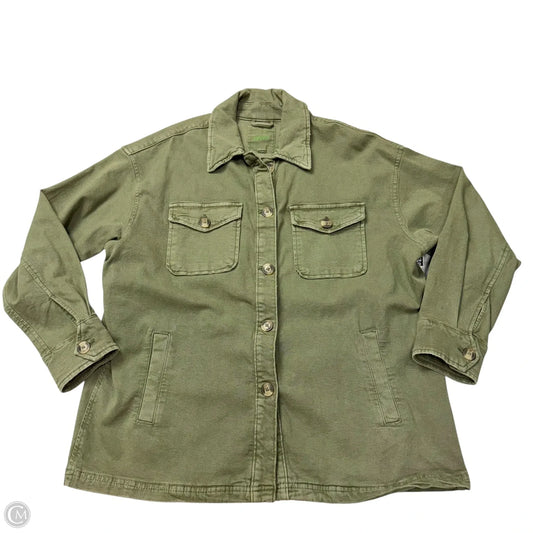 Jacket Shirt By Aerie In Green, Size: Xs