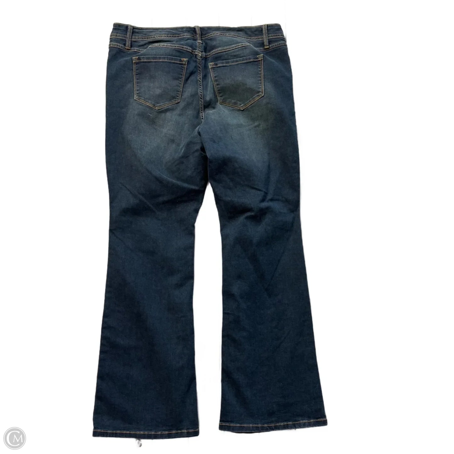 Jeans Boot Cut By Torrid In Blue Denim, Size: 18